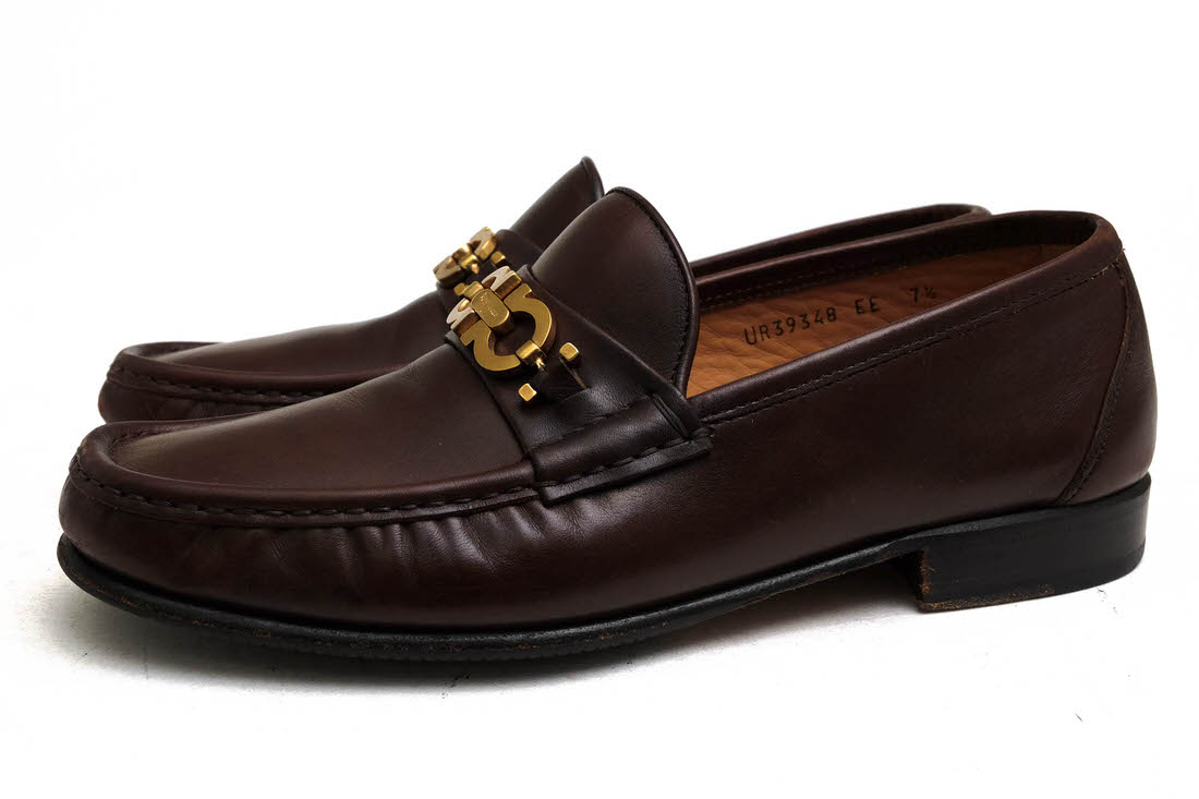 楽天市場】Salvatore Ferragamo ビットローファー フェラガモ UR39348