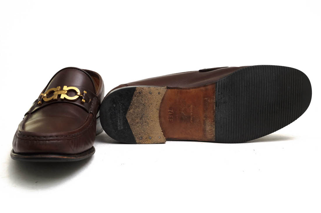 楽天市場】Salvatore Ferragamo ビットローファー フェラガモ UR39348