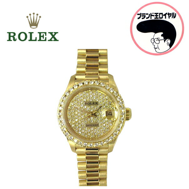 楽天市場】ROLEX ロレックス 69178 デイトジャスト レディース 金無垢