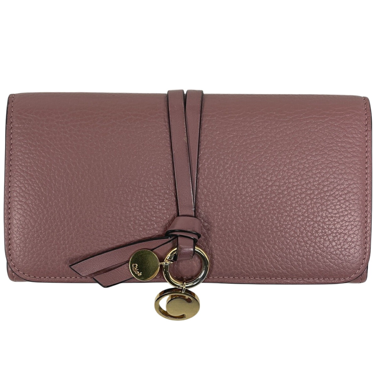 楽天市場】クロエ Chloe フラップ付きグレインレザー製Alphabet