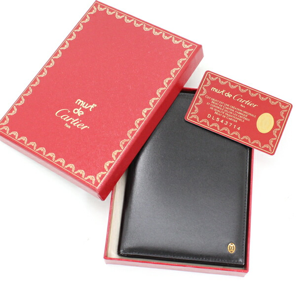 楽天市場】カルティエ パスポート ケース カバー 2つ折り財布 札入れ