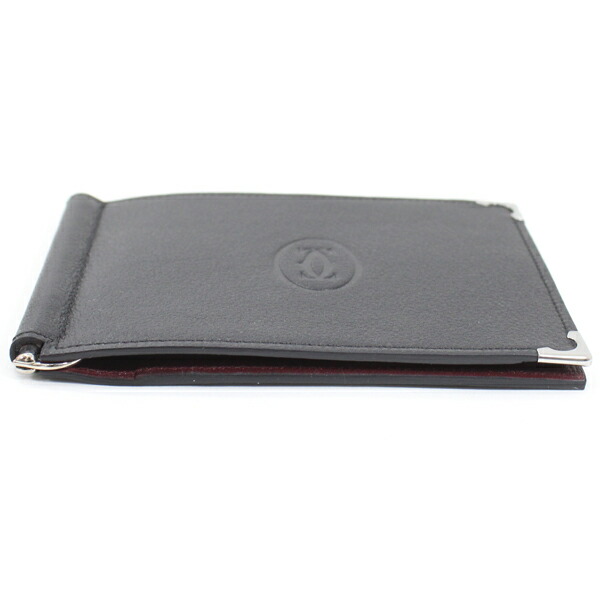 楽天市場】カルティエ マネークリップ付き 二つ折り財布 マストライン