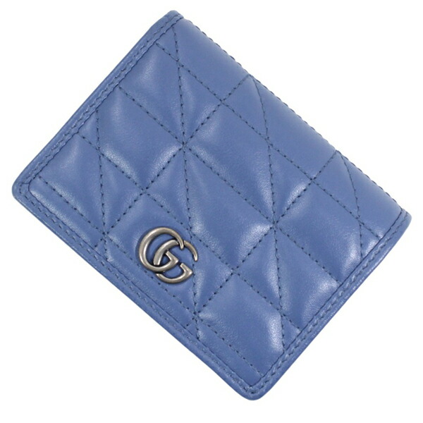 楽天市場】グッチ 二つ折り財布 コンパクトウォレット GGマーモント