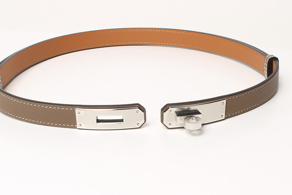 楽天市場】エルメス HERMES ケリーベルト エプソン エトゥープ