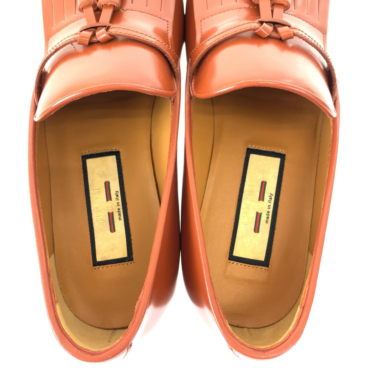 楽天市場】新品未使用 GUCCI グッチ タッセル サイズ6 ブラウン 茶