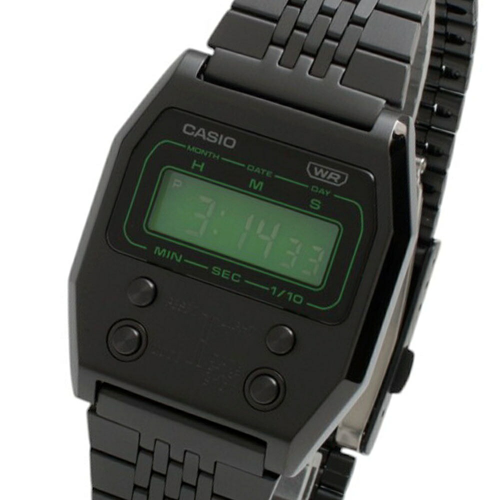 楽天市場】カシオ CASIO A1100B-1 腕時計 メンズ レディース ブラック