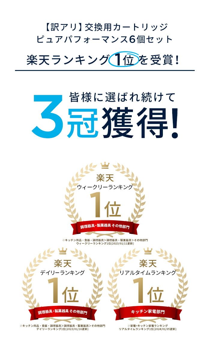 楽天市場】【レビュー特典あり】【訳アリ】公式 浄水器のブリタ 交換用