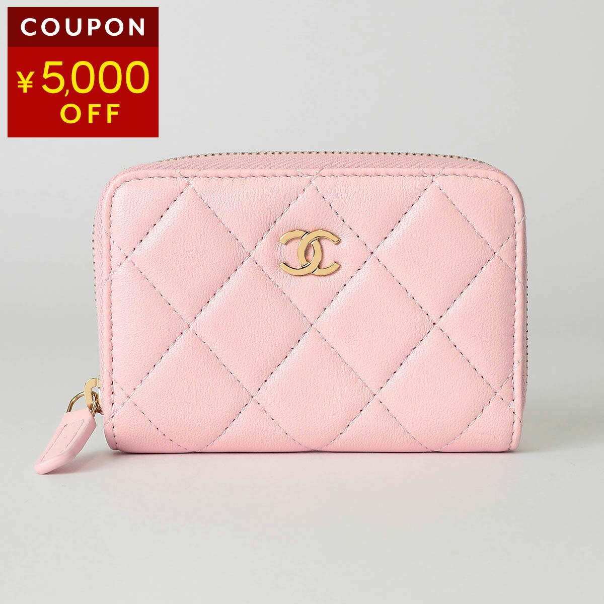楽天市場】シャネル コインケース CHANEL ラムスキン CLASSIC ZIP COIN