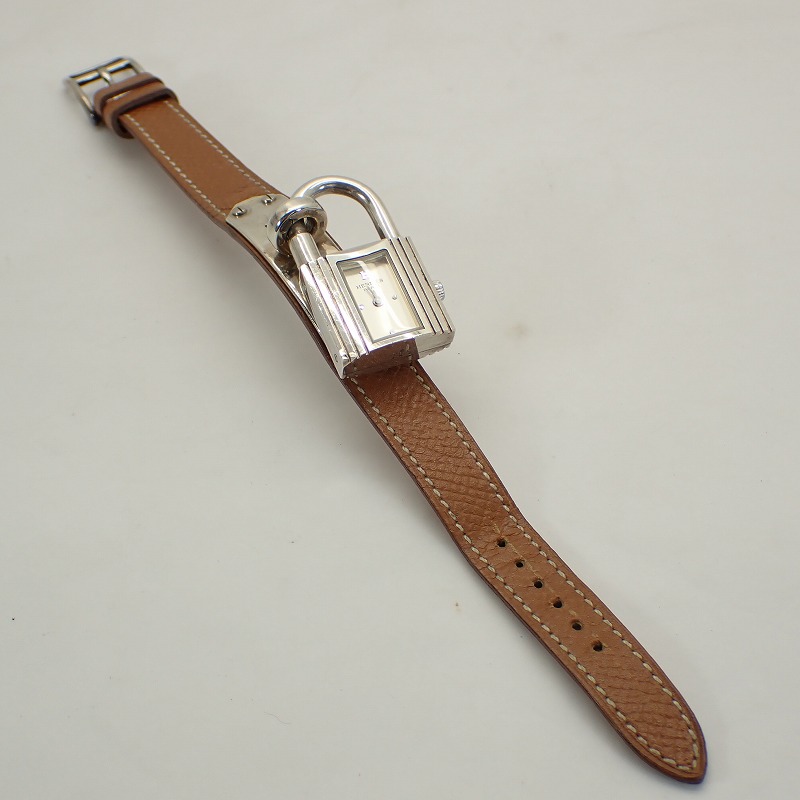 楽天市場】エルメス【HERMES】ケリーウォッチSV925レザーベルト（〇Z刻