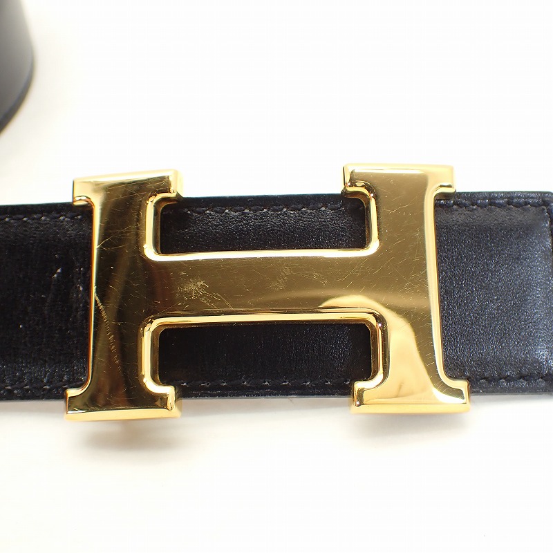 楽天市場】エルメス【HERMES】Hベルトコンスタンスリバーシブルベルト