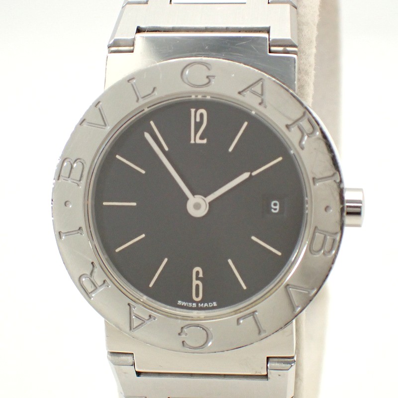 楽天市場】ブルガリSSブルガリブルガリ黒文字盤レディースクォーツ