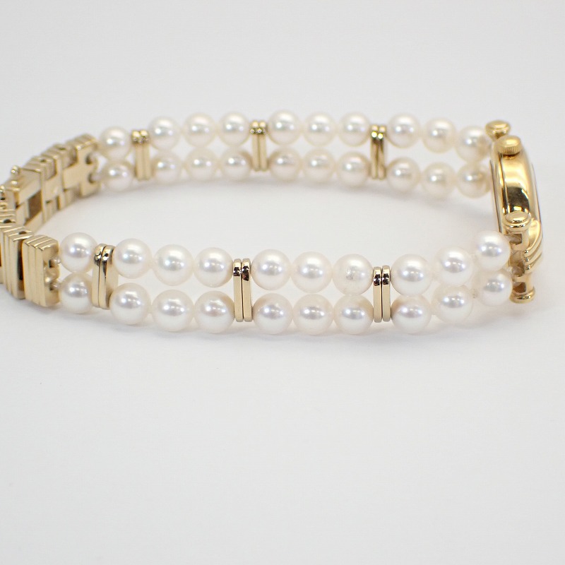 楽天市場】ミキモト【MIKIMOTO】JALコラボGPパールブレスシェル文字盤