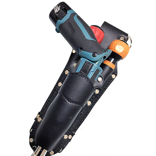 楽天市場】鳶壱 黒床革製 ペン型充電ドライバーケース ドライバー差し