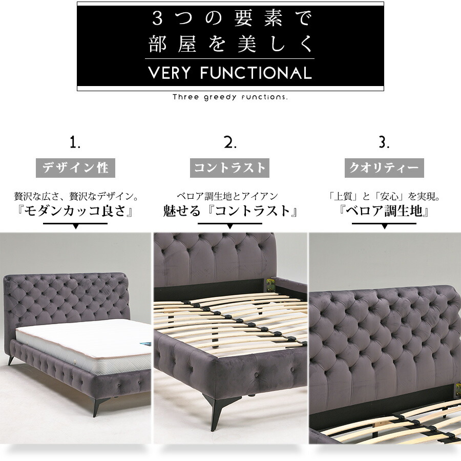 楽天市場】【SS限定!ポイント10倍】ベット ダブル フレーム 北欧