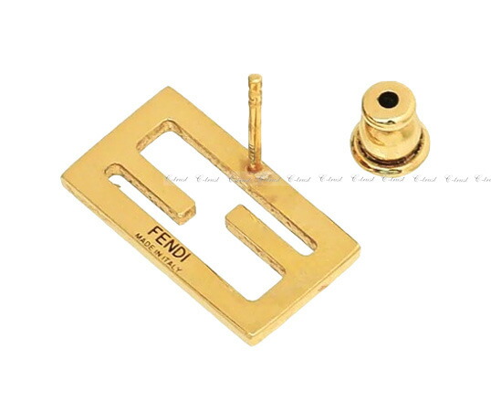 楽天市場】FENDI フェンディ ピアス アクセ バゲット FF ジュエリー