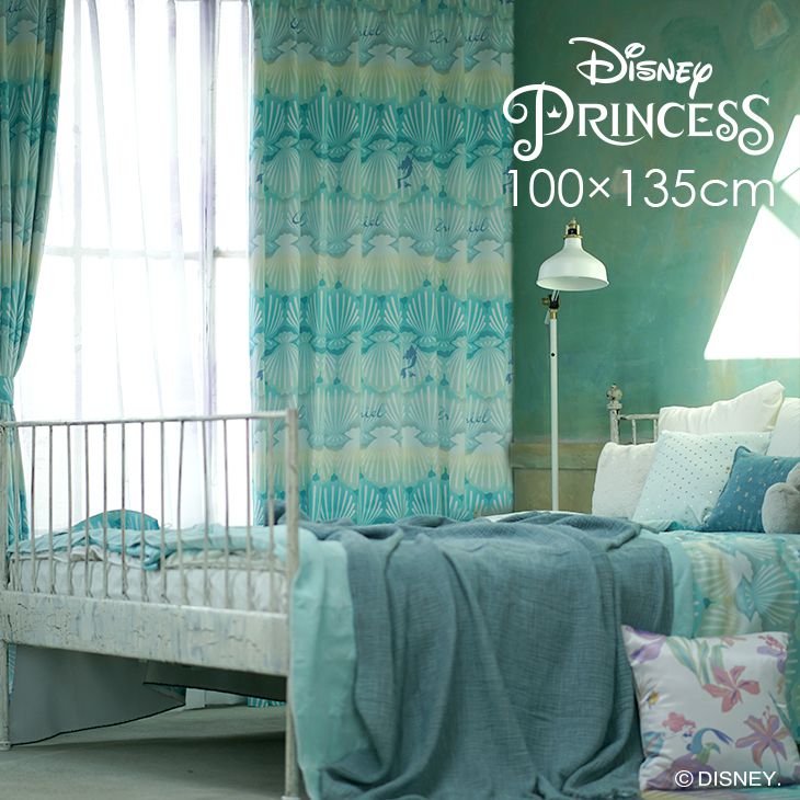 楽天市場】ディズニー プリンセス カーテン アリエル 遮光 PRINCESS
