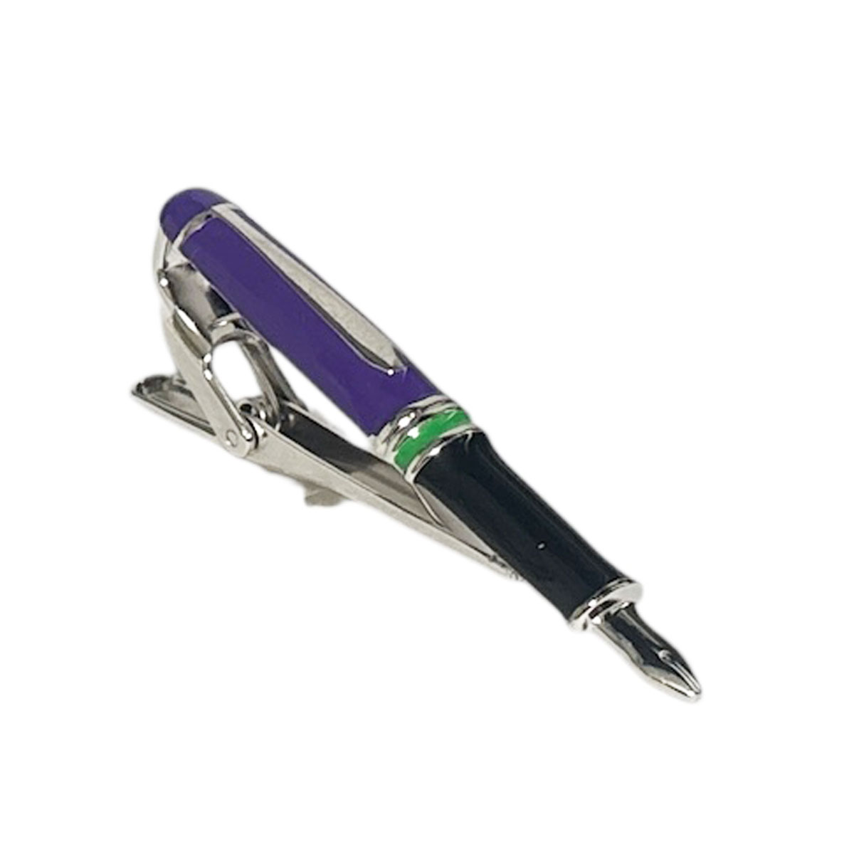楽天市場】エヴァンゲリオン x SWANK 紫Ver 万年筆ネクタイピン メンズ