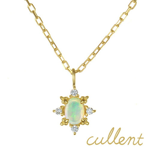 CULLENTオパール ネックレス 楽天市場】オパール ネックレス K18 destiny line ネックレス K18 18金