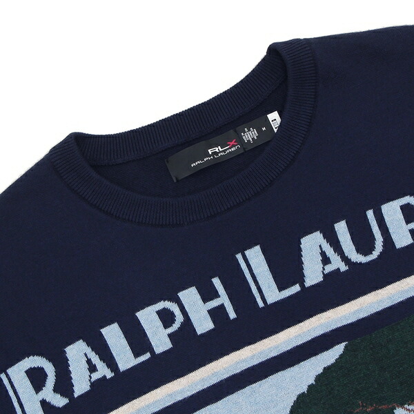 楽天市場】ポロラルフローレン ニット セーター ネイビー メンズ RALPH