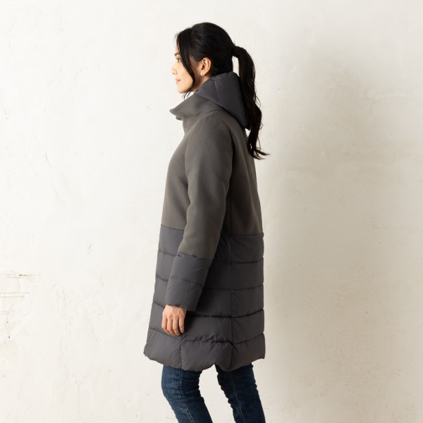 楽天市場】ヘルノ ダウンジャケット コート グレー レディース HERNO