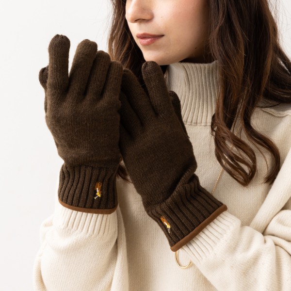 楽天市場】ポロラルフローレン 手袋 ブラウン メンズ POLO RALPH