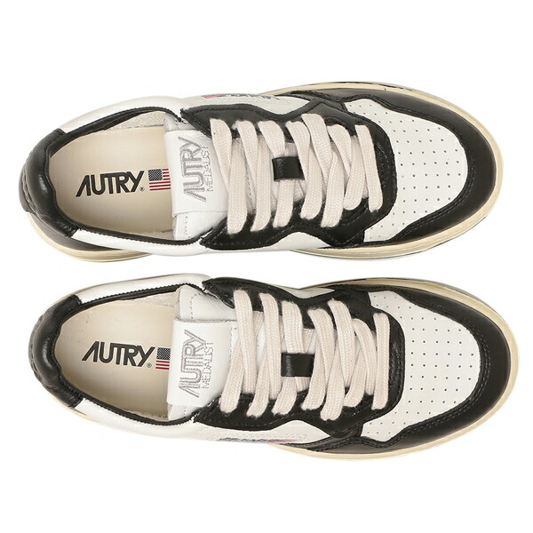 楽天市場】オートリー スニーカー メダリスト ブラック ホワイト