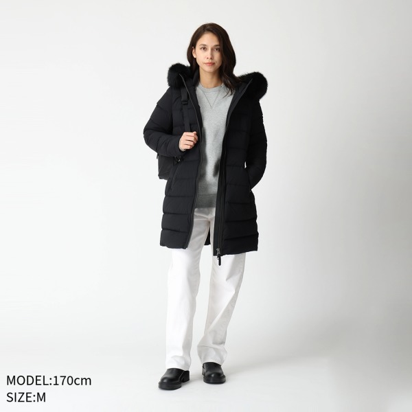 楽天市場】マッカージュ ダウンジャケット コート カーラ シェイプ