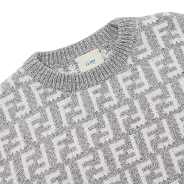 楽天市場】フェンディ 子供服 ニット セーター グレー キッズ