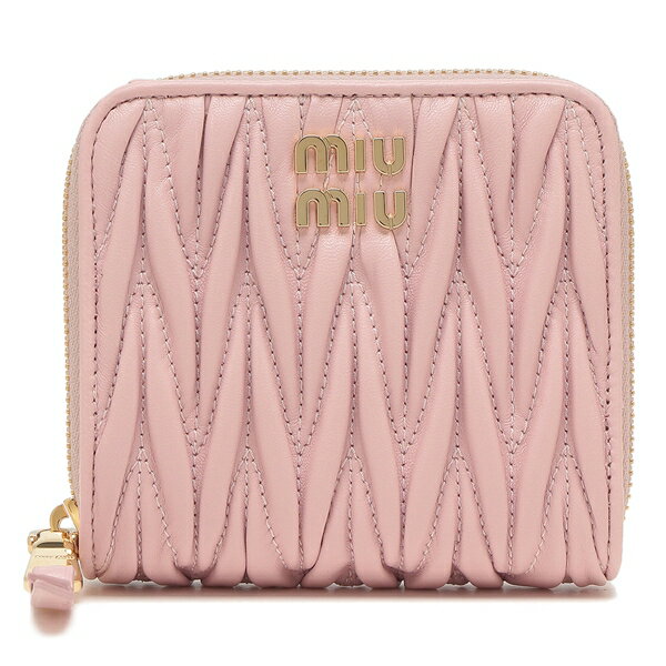 楽天市場】MIU MIU ミュウミュウ 二つ折り財布 マテラッセ MATELASSE