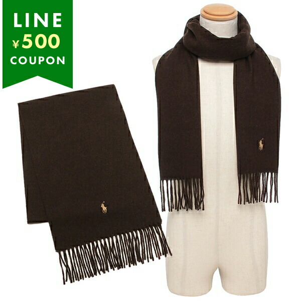楽天市場】ポロラルフローレン マフラー ブラウン メンズ レディース