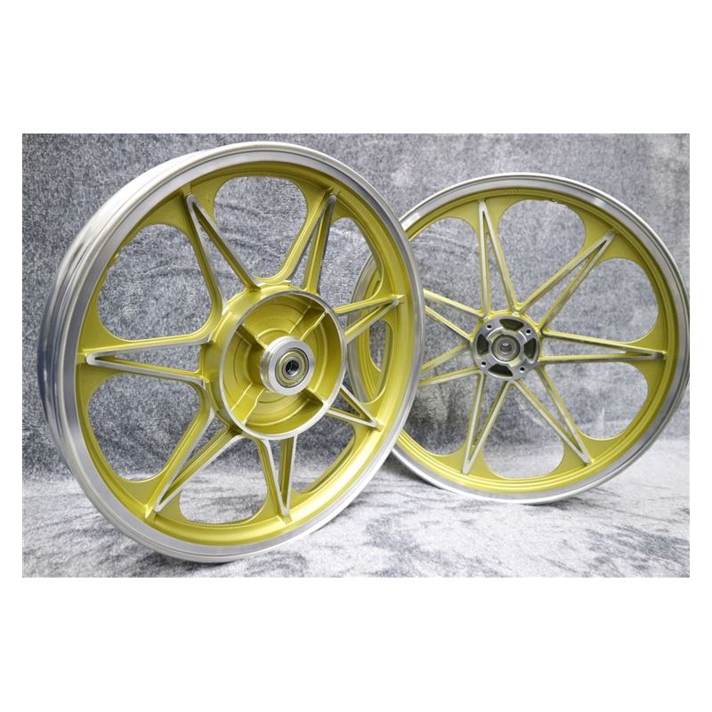 楽天市場】Z400FX キャスト ホイール 金 : カスタムパーツ DJ