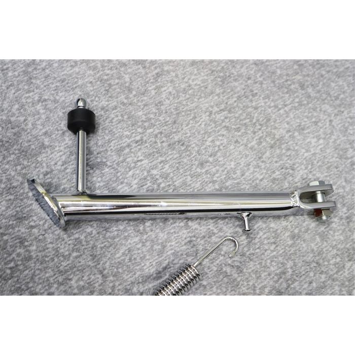 楽天市場】GS400 メッキ サイドスタンド 4cmロング 24cm