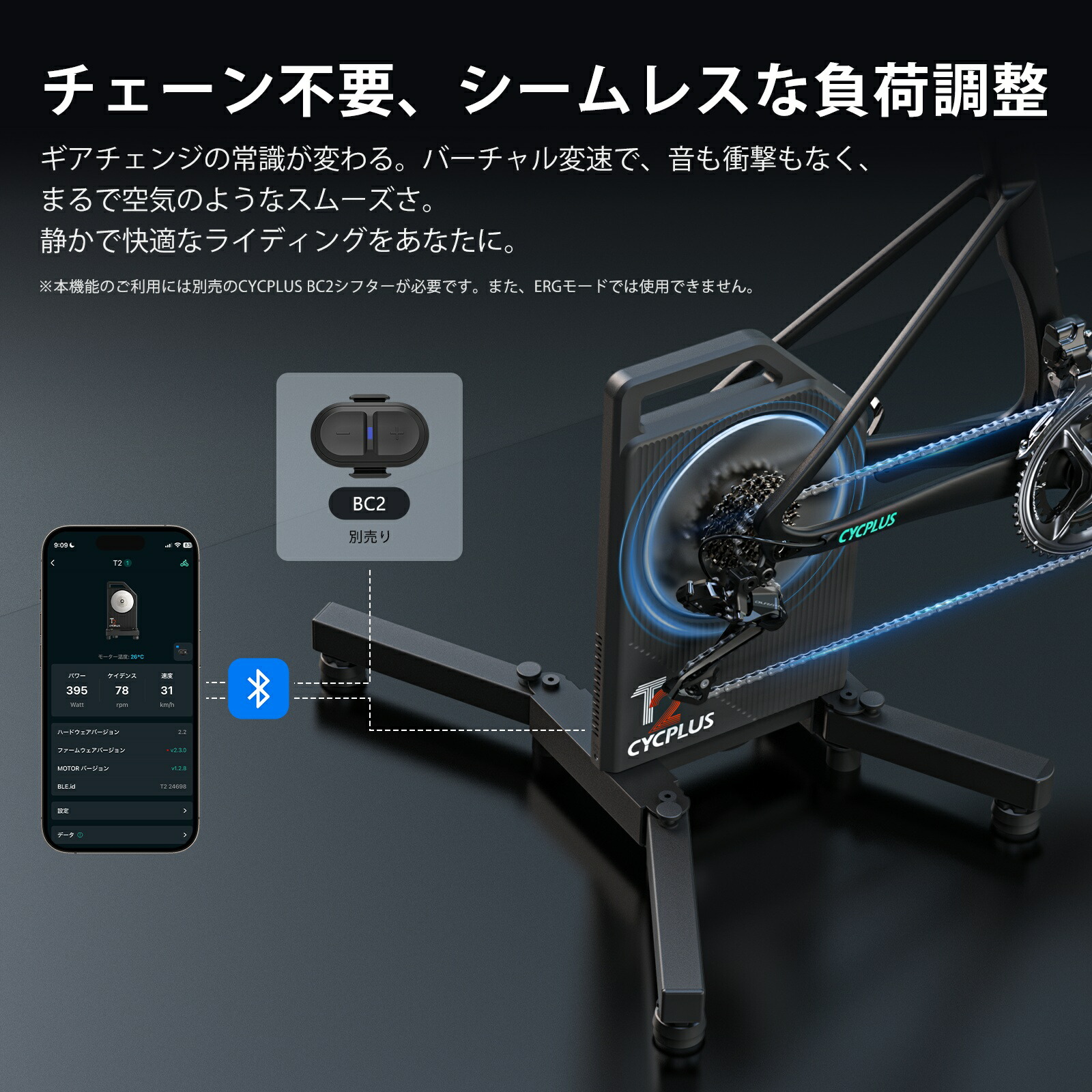 楽天市場】【SS限定15%OFF＋P5倍！】CYCPLUS スマートトレーナー 室内