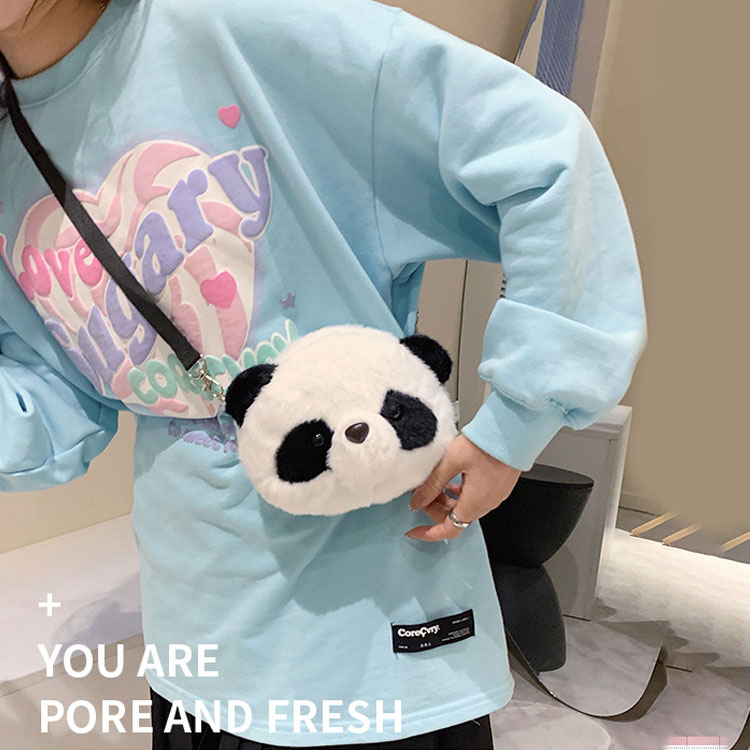 楽天市場】パンダポシェット パンダ ショルダーバッグ ショルダー 斜