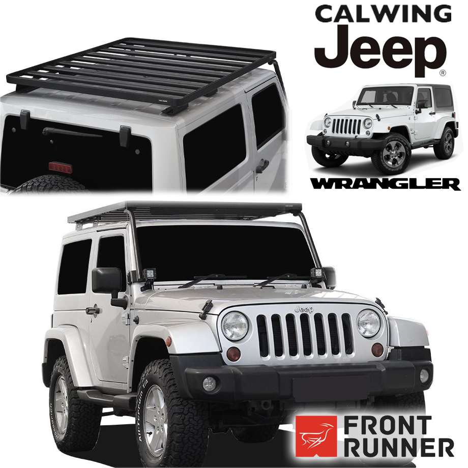 楽天市場】07-18y ジープ ラングラー JK 2ドア | ルーフラック ルーフ