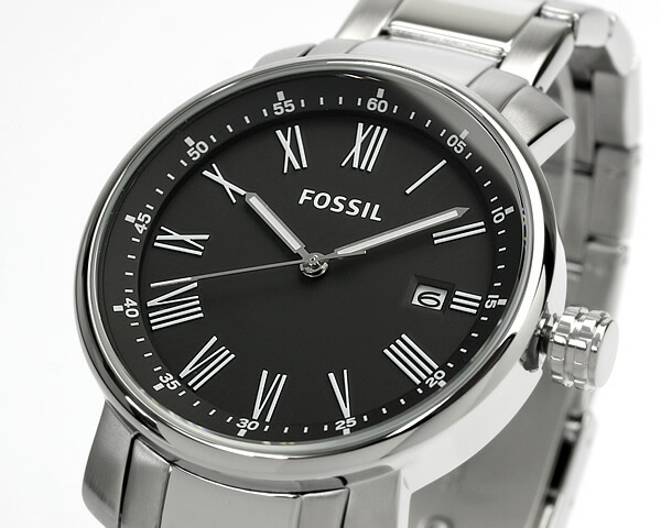楽天市場】【FOSSIL】 フォッシル 腕時計 メンズ ブラック グレー