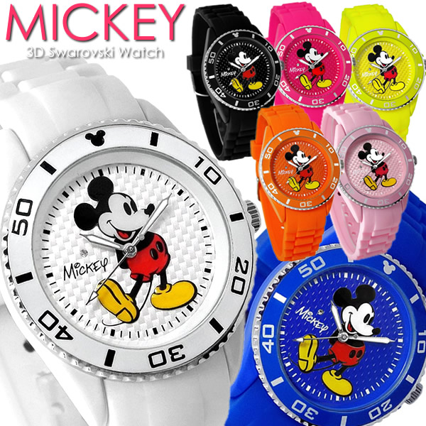 楽天市場】ミッキー 腕時計 ミッキーマウス シリコン ラバー