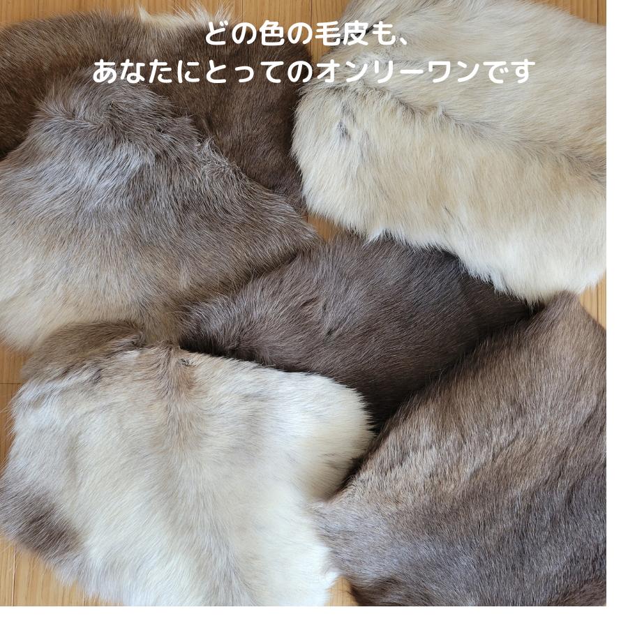 楽天市場】【大】トナカイ毛皮 シートパッド 天然 敷物 座布団 尻皮 尻