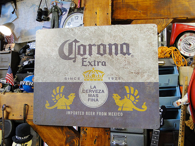 楽天市場】コロナビール ブリキ看板 （ボトルラベル/ヴィンテージ