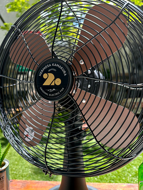 楽天市場】扇風機 ハモサ レトロファン テーブル （ブラック） HERMOSA