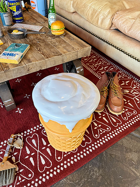 楽天市場】ソフトクリーム スツール イースね アメリカン雑貨 アメリカ