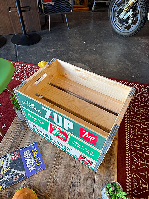 楽天市場】7UP セブンアップ ウッドクレート ソーダ木箱 （3個セット