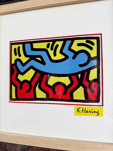 楽天市場】キース・ヘリング アートフレーム Sサイズ （Untitled
