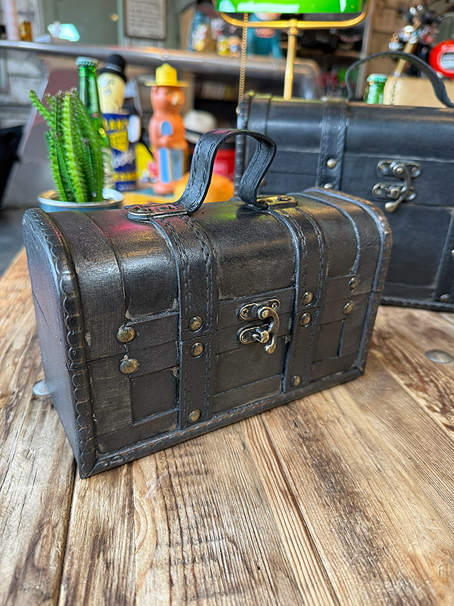 楽天市場】海賊宝箱 アンティークトランクケース 2個セット （レトロ