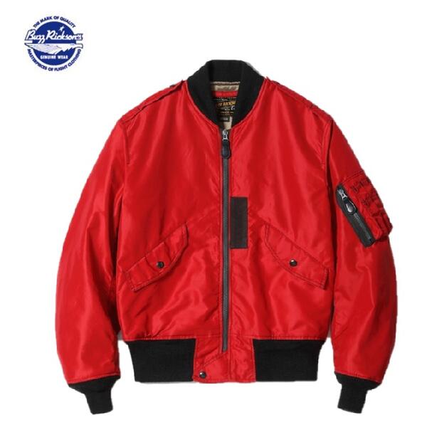 バズリクソンズ A-2 フライトジャケット 赤リブ 1942年モデル 34 BUZZ