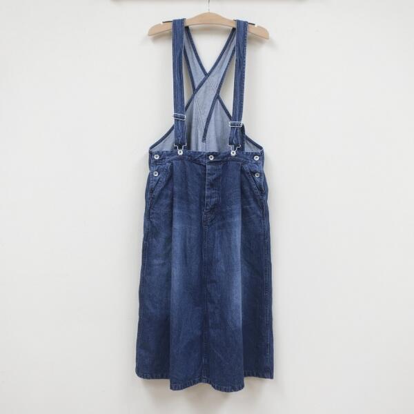 楽天市場】Veritecoeur デニムJPスカート (デニムジャンパースカート