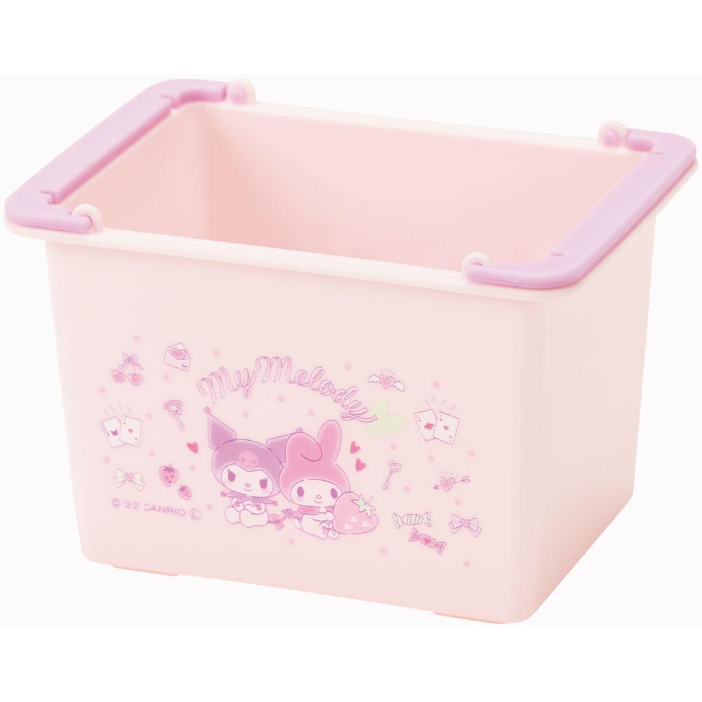 楽天市場】重ねられる ミニ バスケット 2個入 マイメロ クロミ 小物