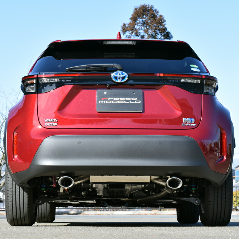 楽天市場】ロッソモデロ DUALIST EX マフラートヨタ ヤリスクロス