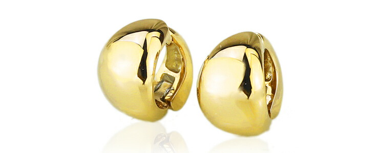 楽天市場】K18 フープ イヤリング ピアリング(11.5mmスピンドル)(18金