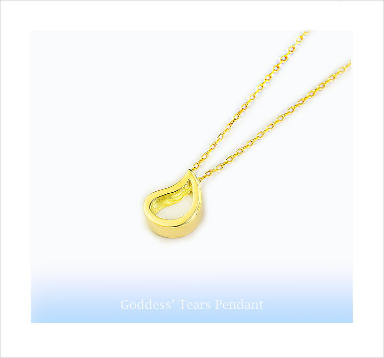 楽天市場】K18ペンダントトップ Goddess' tears (18金 18k ゴールド製